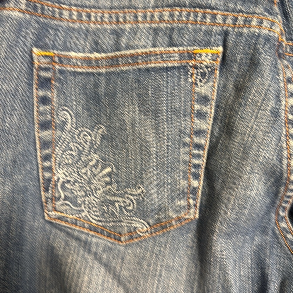 Lucky Brand jeans women cropped‎  size 8 29 Blue Ankle Cropped Jeans medium wash - Picture 5 of 14